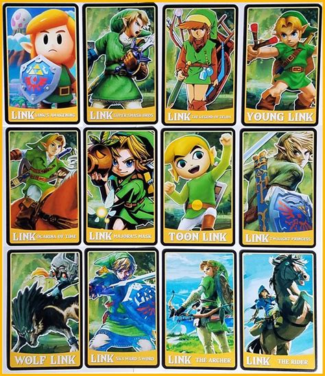 28 PCS Mini Card Zelda Series, Small Cards for The Legend of 